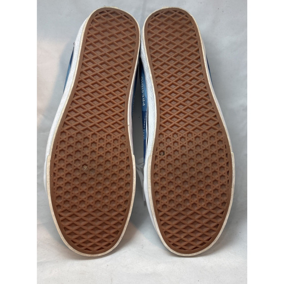 Rare Blue and Black Low-Top Vans Sneakers Men’s Size 13 Skate Shoes